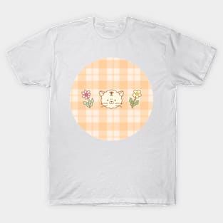 There's a cute cat with flowers T-Shirt